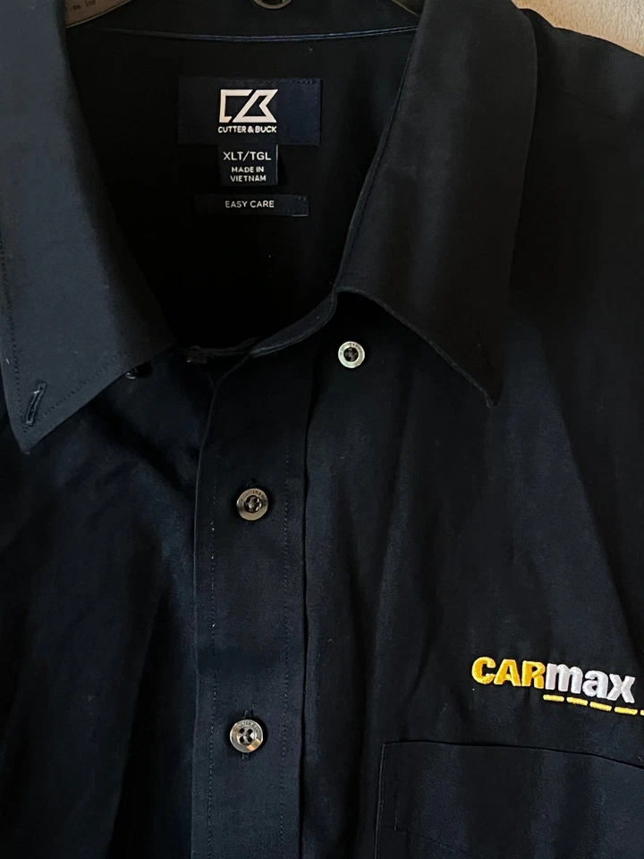 Cutter & Buck Men's Casual Button-Down Shirt Navy XLT Easy Care - Image 2 of 4