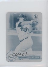 2017 Bowman Chrome Minis Prospects Printing Plate Cyan 1/1 Willie Calhoun v9t