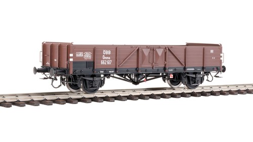 KM1 203290 | Güterwagen Linz Ommr 32 ÖBB Ep. IIIb o. Bühne NEM Spur 1 | Condition: Neu