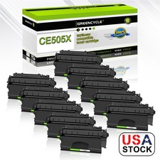 10PK CE505X High Yield Toner Cartridge For HP 05X LaserJet P2055 P2050 P2055n