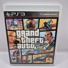 Grand Theft Auto 5 for PS3 PlayStation 3 Game with Case and Manual