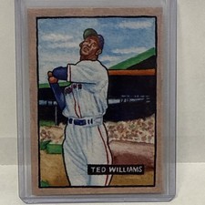 2025 Topps Shoebox Treasures By Andy Friedman 1951 Bowman SP Ted Williams #B51-7