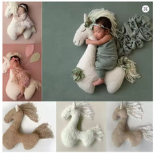 Newborn Photography Props Unicorn Posing Pillow Cushion Blanket Backdrop Plush