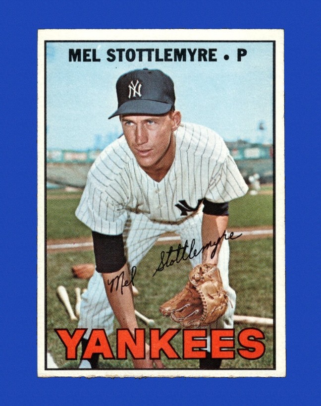 1967 Topps Set-Break #225 Mel Stottlemyre NR-MINT *GMCARDS*