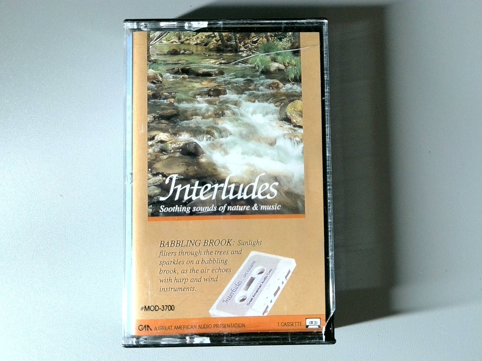 Interludes Soothing Sounds Of Nature & Music Cassette Great American Audio
