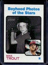 2022 Topps Heritage Mike Trout #341 Angels