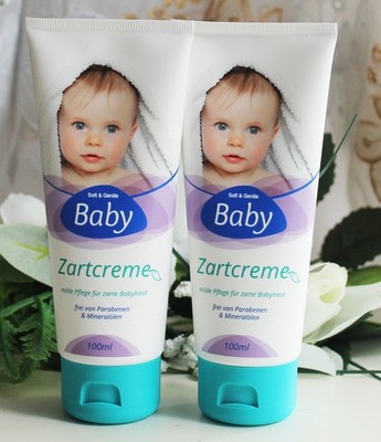 2x100ml Soft & Gentle Baby Kinder Zartcreme Creme  Vitamin E Panthenol