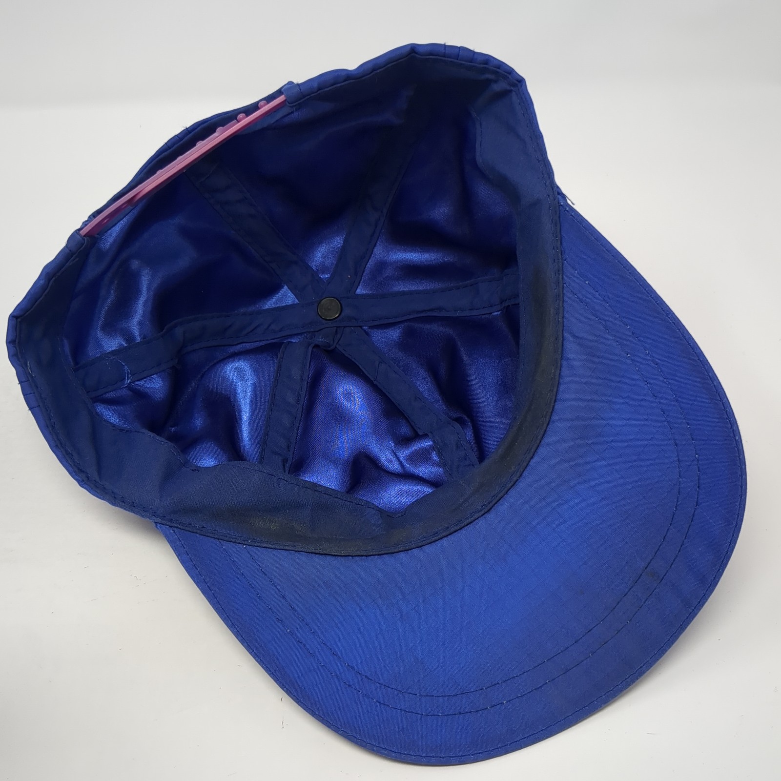 Unbranded Snapback Hat Solid Blue One Size Adjust… - image 7