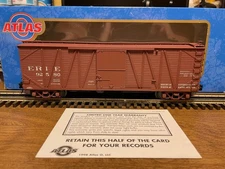 Atlas O 6474-3 Erie 40' USRA Single-Sheathed Box Car #92580 in 3-Rail O