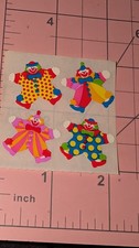 Vintage Sandylion stickers Clowns 1 Module