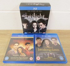 The Twilight Saga 5-Film Blu-ray Set Eclipse New Moon Breaking Dawn