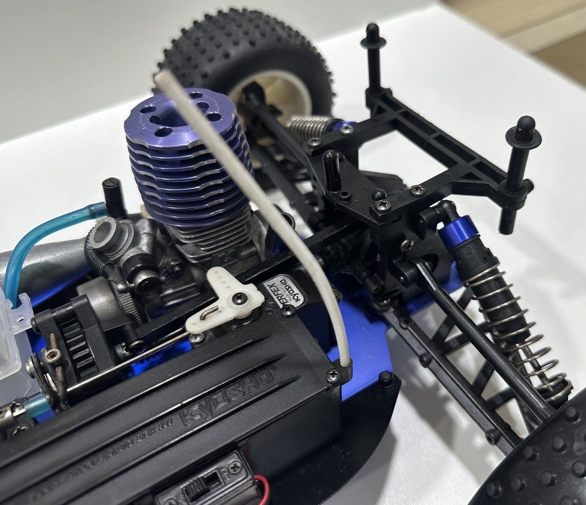 Vintage Kyosho Inferno TR15 1/10 Scale 4WD Nitro Stadium Truck w