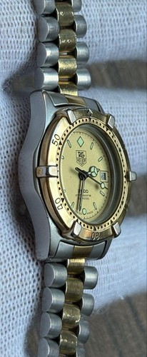 TAG HEUER Watch Professional 964.008R Champagne Dial Silver & Gold Quartz - Picture 5 of 16