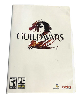 Guild Wars 2 NCSoft AreaNet  2012 Fantasy Game 2-Disc Set Keyboard Paperwork