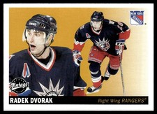 2002-03 Upper Deck Vintage Radek Dvorak New York Rangers #166