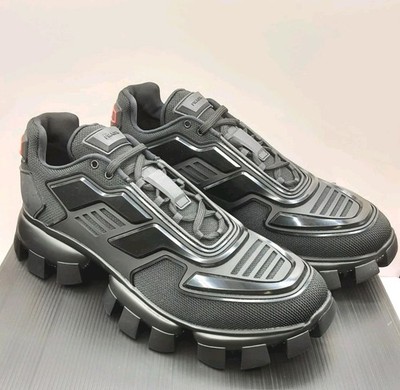 PRADA Cloudbust Thunder Technical Fabric sneakers Black UK 11 US