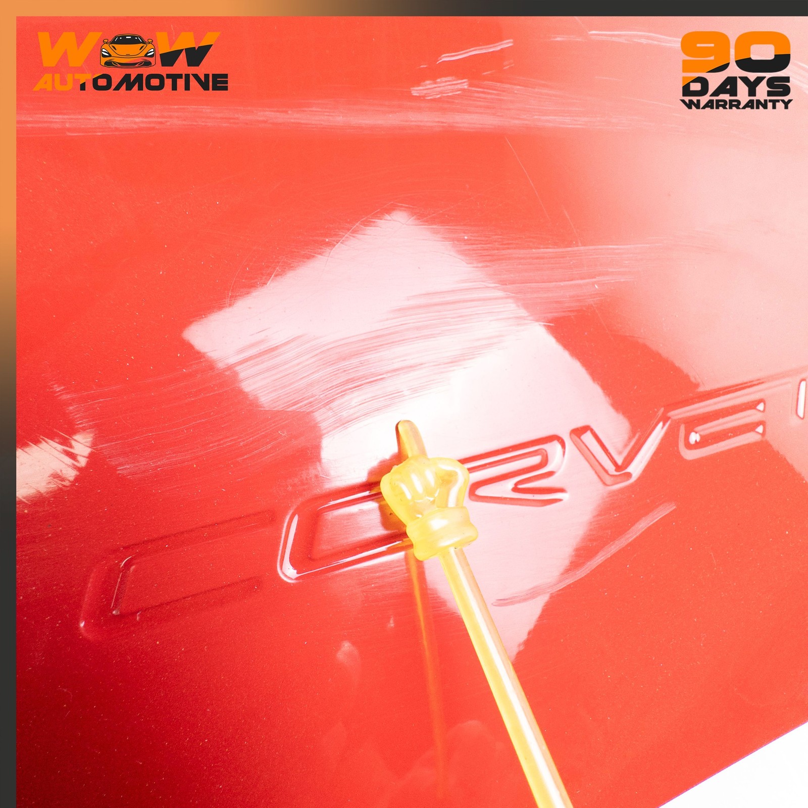 05-13 CHEVROLET CORVETTE C6 REAR BUMPER COVER PANEL ASSEMBLY RED 15895252 OEM