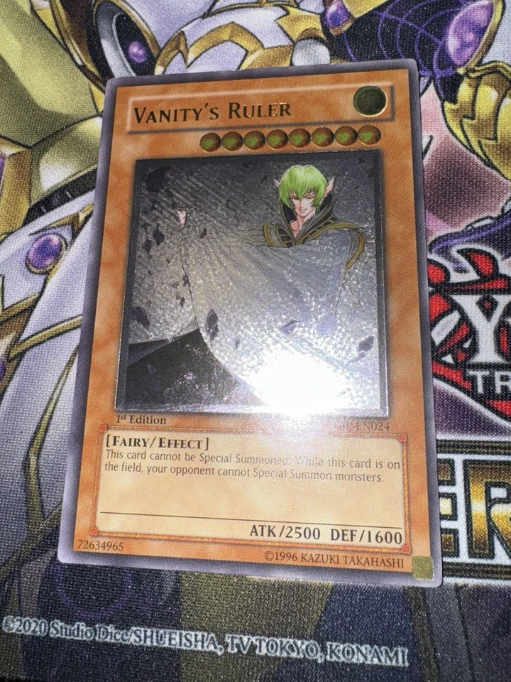 Yu-Gi-Oh! TCG Vanity’s Ruler - CDIP-EN024 - Ultimate Rare - 1st Edition LP - Image 4 of 4