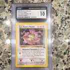 Pokémon Team Rocket's Meowth 18/53 Wotc Promo Regular CGC 10