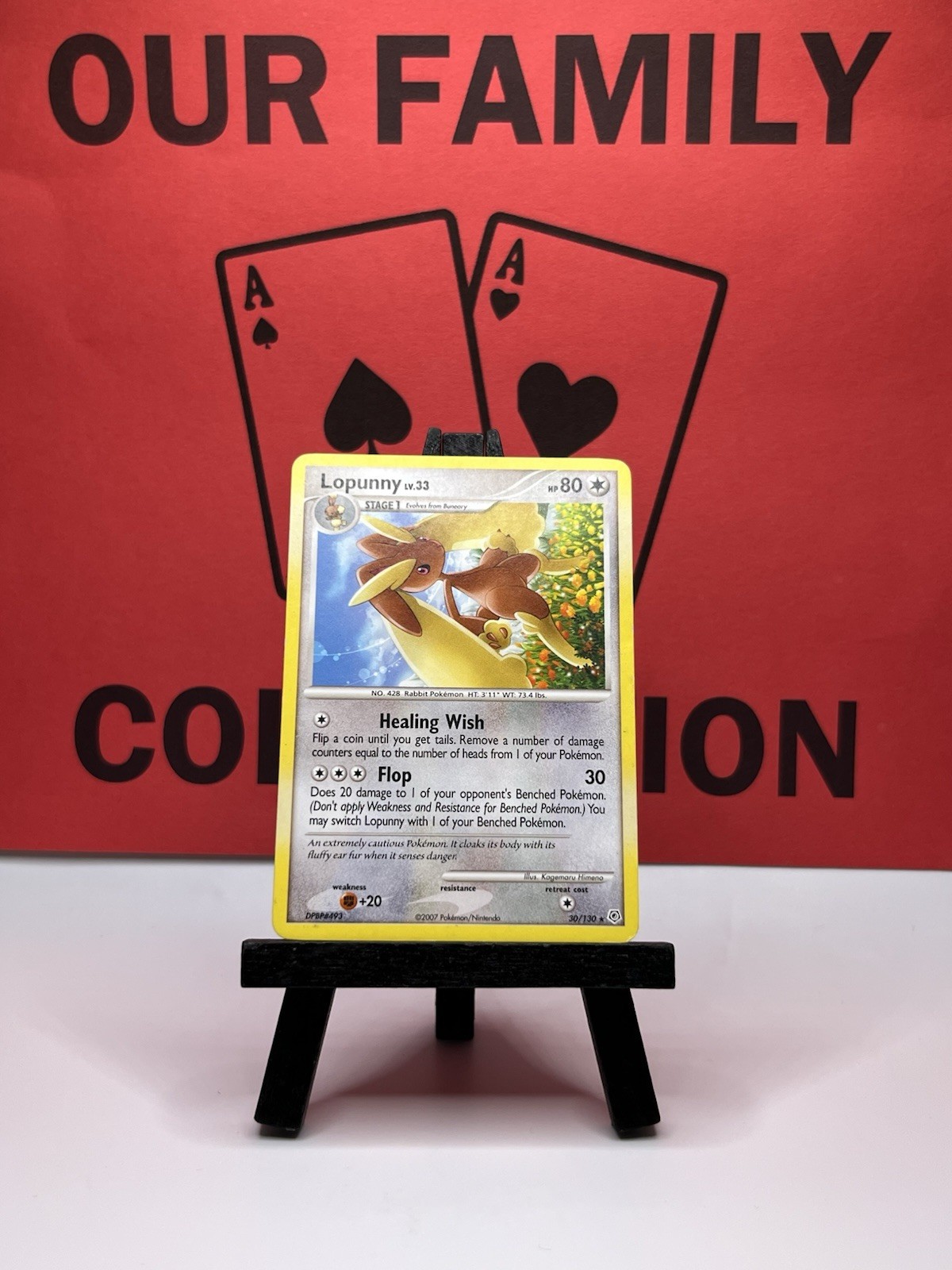 Lopunny 30/130 Diamond and Pearl Regular 2007 Rare Pokemon TCG