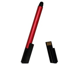 Pen Drive Broage Stylus Pen Ball Point Pen Stylus Pen USB Flash 64Gb Red