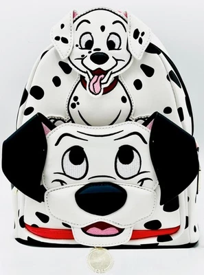 Loungefly 101 Dalmatians Cosplay Mini Backpack Disney Dogs Bag Pongo Puppies - Image 1 of 4