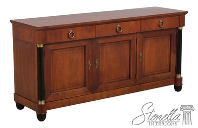 73071: BAKER Cherry French Empire Sideboard