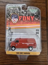Greenlight FDNY New York Fire Field Communications Unit 1989 GMC Vandura Van