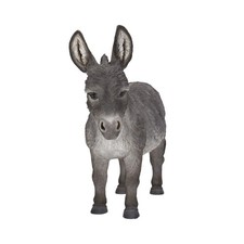 18.5" Standing Donkey Outdoor Garden Statue
