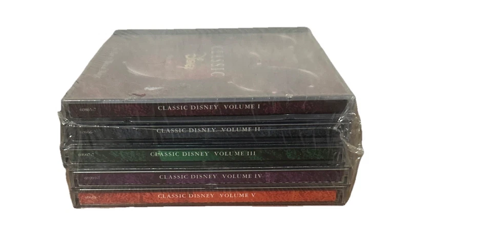 Classic Walt Disney Vol 1 2 3 4 5, (1-5) 60 Years Of Musical Magic CD, 1995 - Image 2 of 3