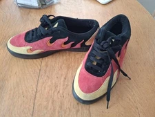 Vtg 1990s Airwalk Scorch Scoach Flames Skateboard Skate Sneakers 9.5 RARE