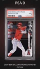 2020 Topps Chrome Ben Baller Shohei Ohtani #21 PSA 9 Mint Angels MVP All Star