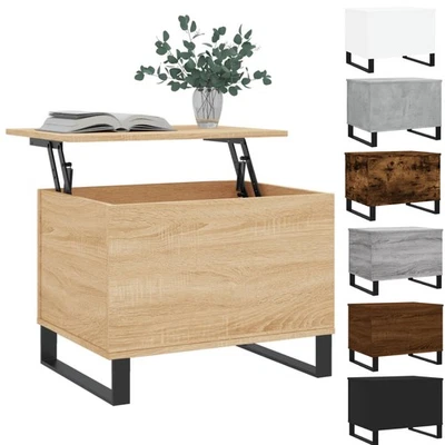 Höhenverstellbar Couchtisch Kaffeetisch Beistelltisch Sofatisch 60x44,5x45cm - Bild 1 von 2