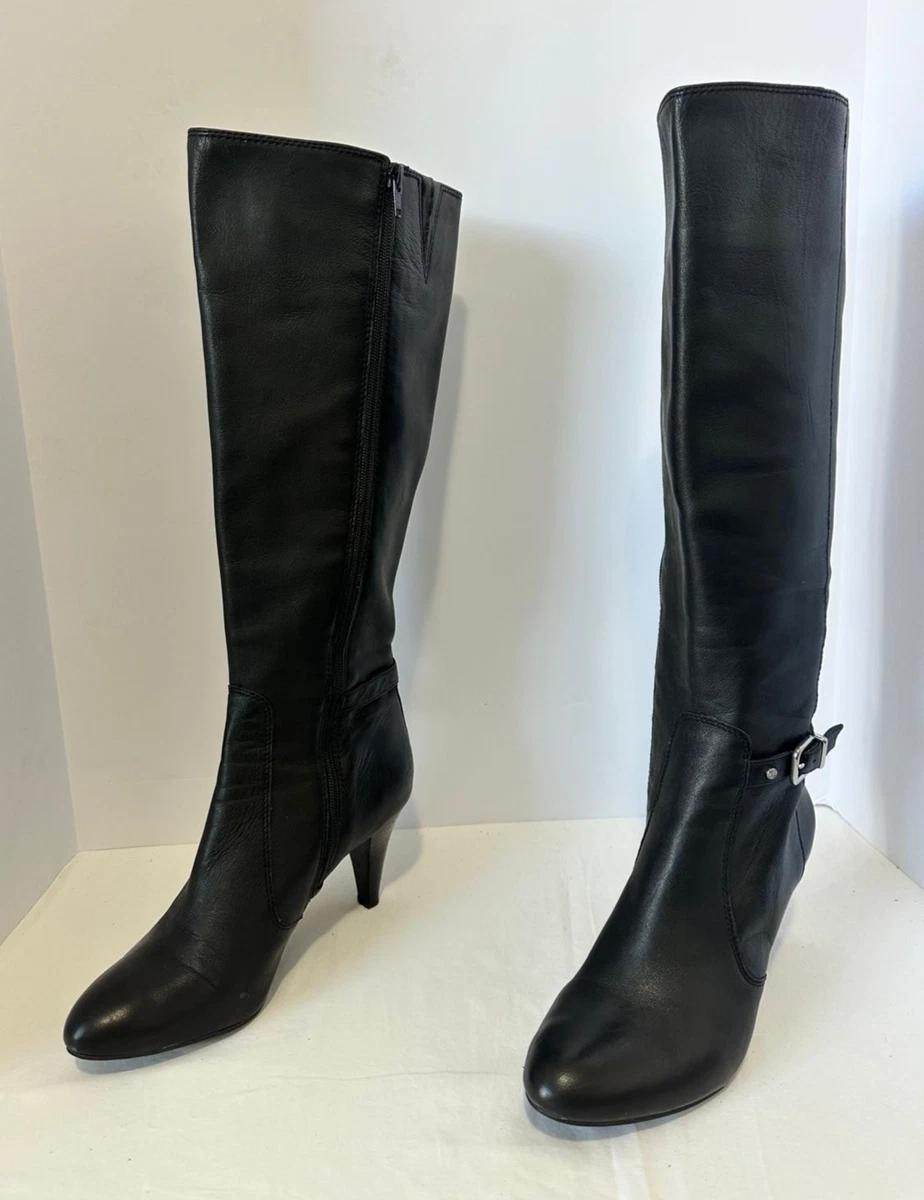 Antonio Melani Black High (3-3.9 in) Heel Height Boots for  display picture 3