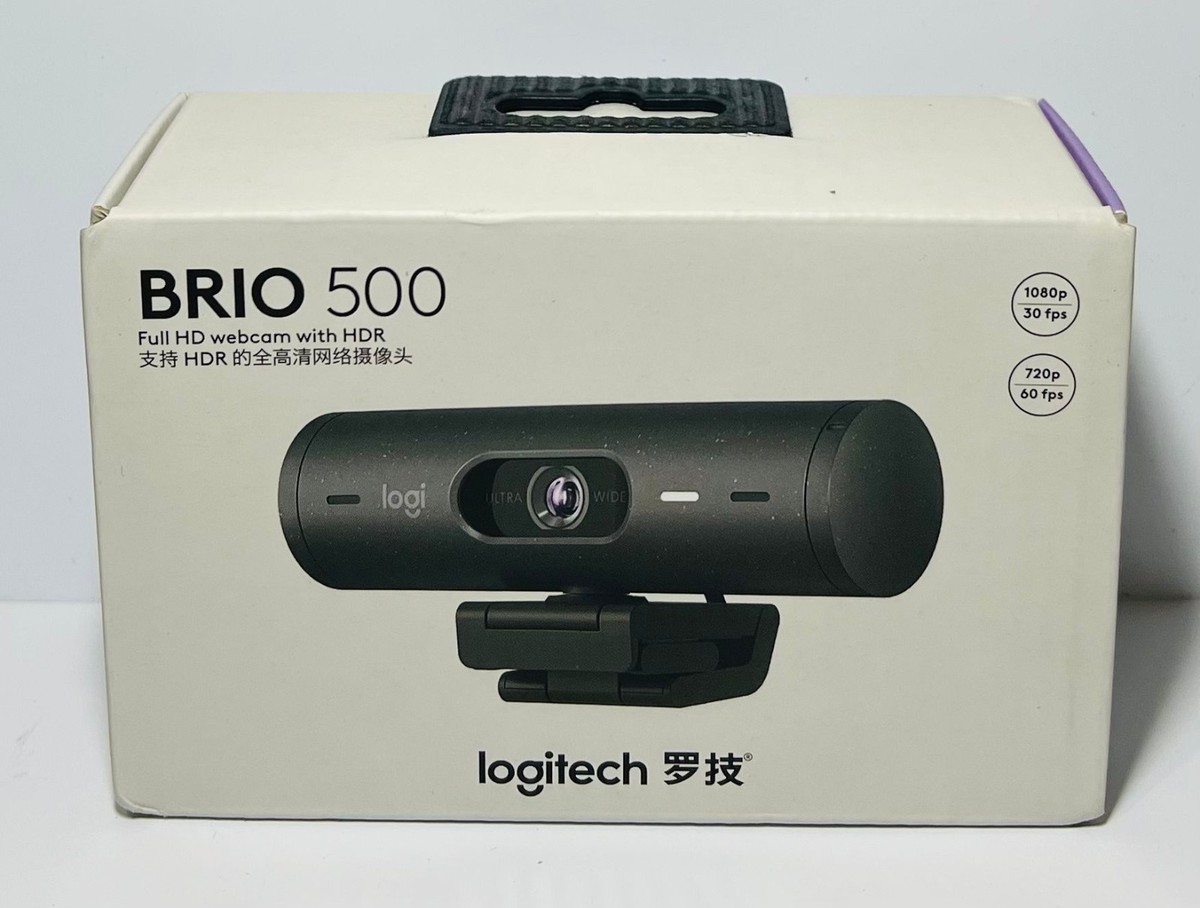 Logitech - Brio 500 Full hD Webcam 960-001424 BLACK | eBay