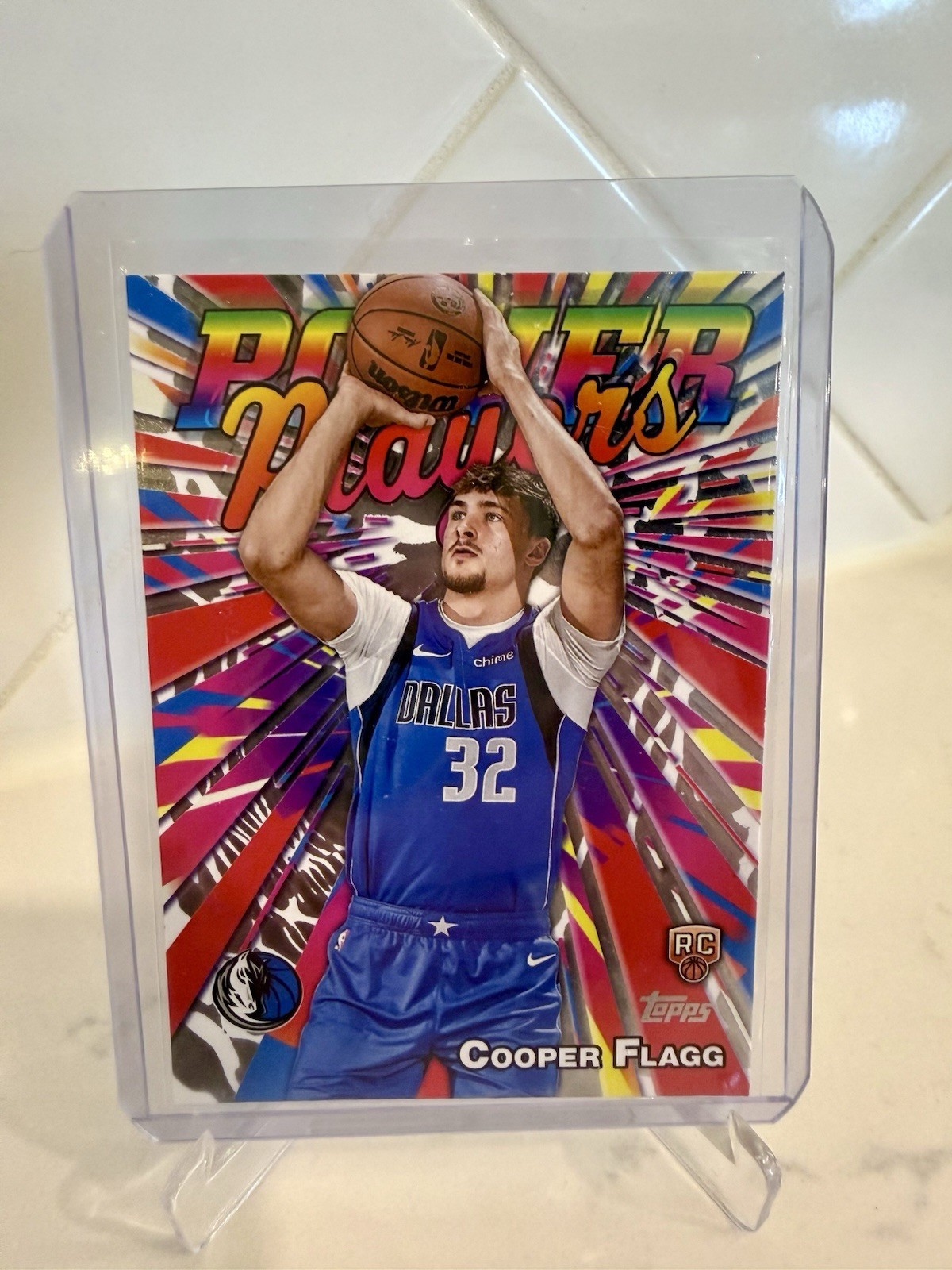 2025-26 Topps Cooper Flagg Power Players RC Rookie #PP-16 Mavericks