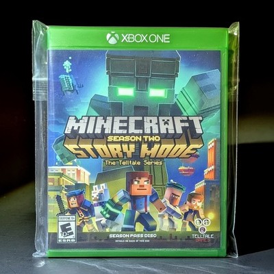 Minecraft: Story Mode Season Two Pass Disc Microsoft Xbox One 2017 Mojang