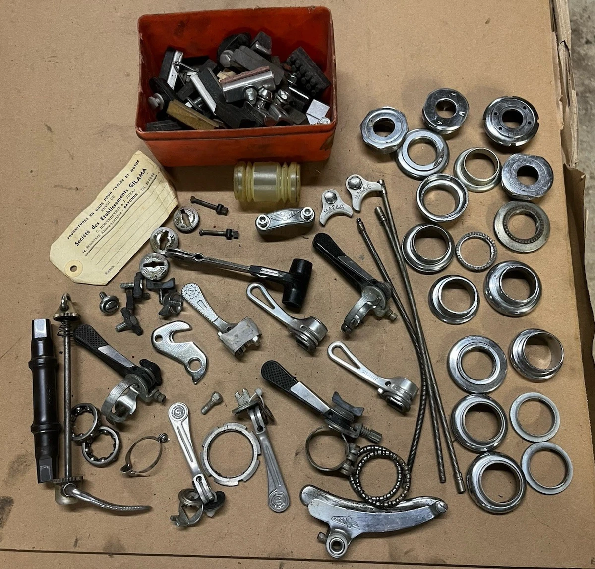 Lot De Freins Mafac Racer - Pièces Détachées Vélo Vintage - Étrier Centre Pull