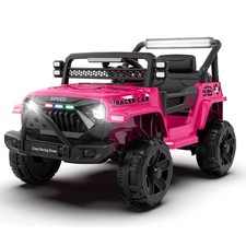 12V Kids Ride On Electric Truck Car W/Parents Control,2WD,Four-wheel suspension,