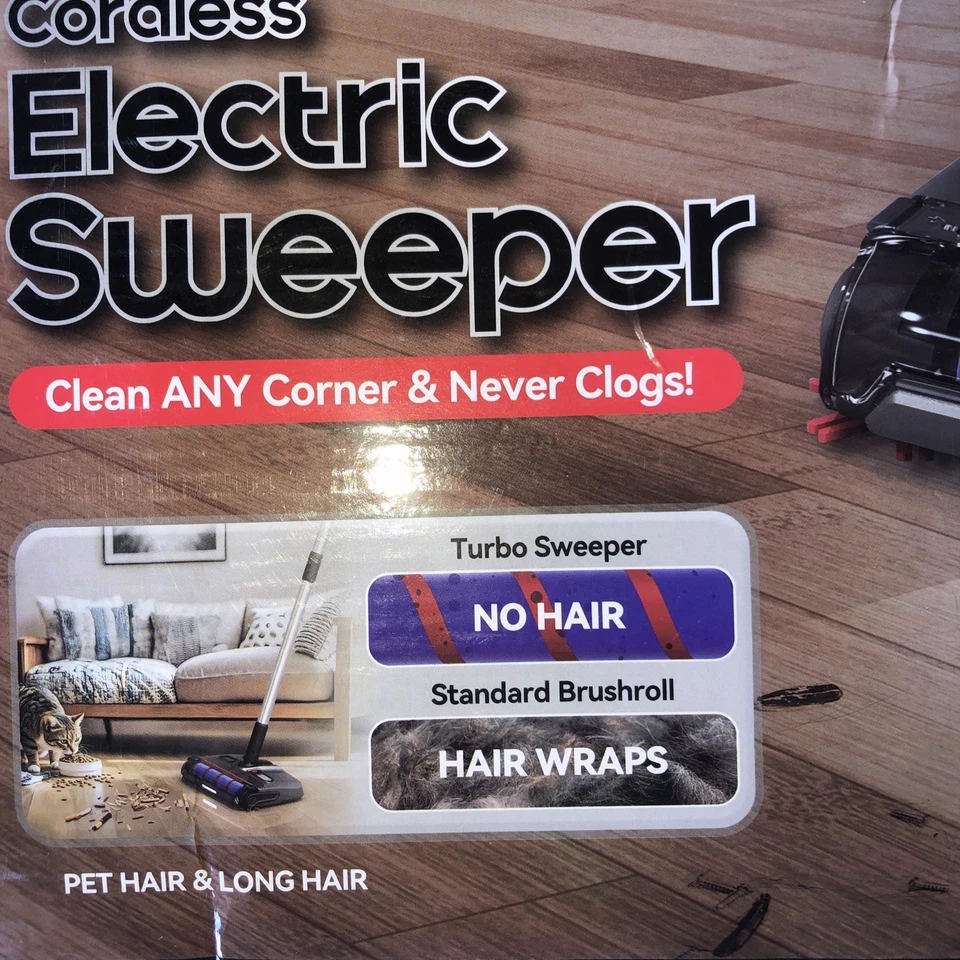 Вращающаяся беспроводная подметально-уборочная машина, беспроводная электрическая подметально-уборочная машина для пола Rec... - Изображение 3 из 4