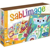 Sablimage - Sandbilder Katzen & Blumen