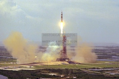 SATURN IB LIFTOFF LAUNCH COMPLEX 39B 1975 4X6 POSTCARD PHOTO