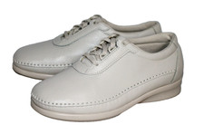 SAS Women's Traveler Tri-Pad Comfort Lace Up Shoes Size 6WW Bone Leather