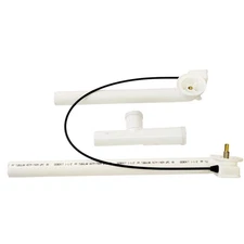 Maax 10022491-001 Tub Drain Kit with Overflow - White