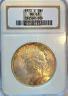 1922-S   NGC MS-63   satiny luster with hint tone.   Peace Silver Dollar   #311