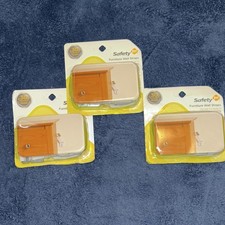 Safety 1st Furniture Wall Straps  Cabinet Locks Baby Proofing Safety 3 Pack
