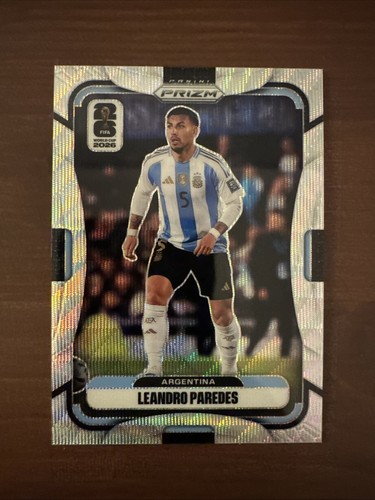 2026 Panini Prizm FIFA World Cup Leandro Paredes Silver Wave Prizm #7
