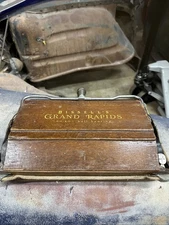 Vintage Antique Bissell's Grand Rapids Wood Carpet Sweeper Head-Works!