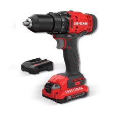 CRAFTSMAN CMCD700C1 V20 20-volt Max 1/2-in Keyless Cordless Drill 1 -Batteries 
