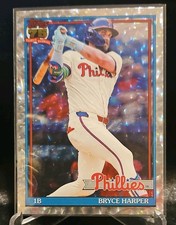 2026 Topps Series 1 Bryce Harper T91-60 Silver Crackle Foil Parallel Phillies
